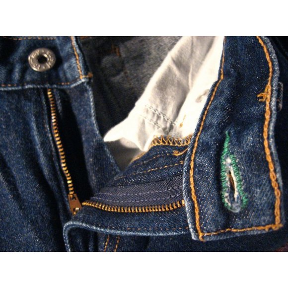 TOMMY Jeans Womens Size 1 26 x 31 MEASURED Blue Denim Flare - Picture 8 of 11